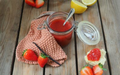 zuckerfreie Erdbeermarmelade für Kinder: schnell und einfach selbstgemacht