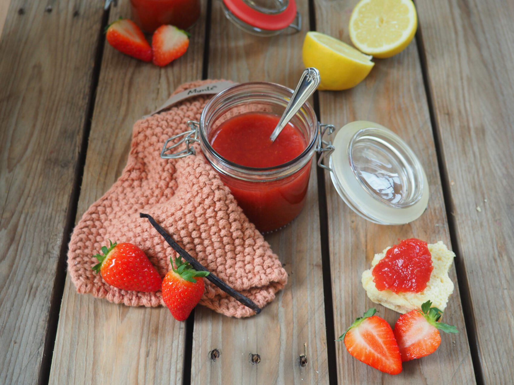 zuckerfreie Erdbeermarmelade für Kinder